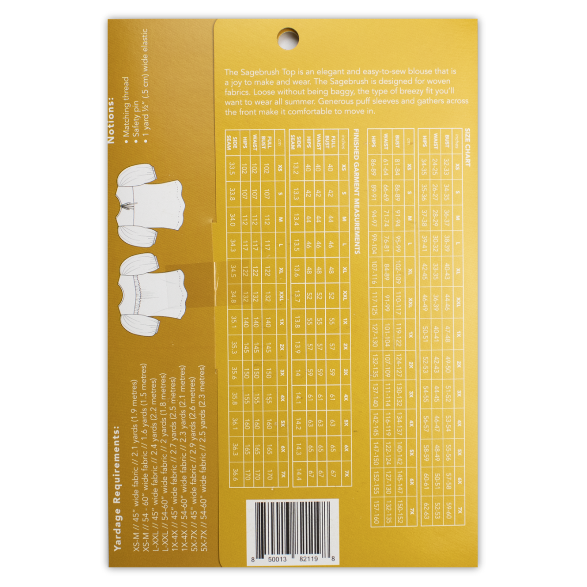 Friday Pattern Co. - The Sagebrush Top