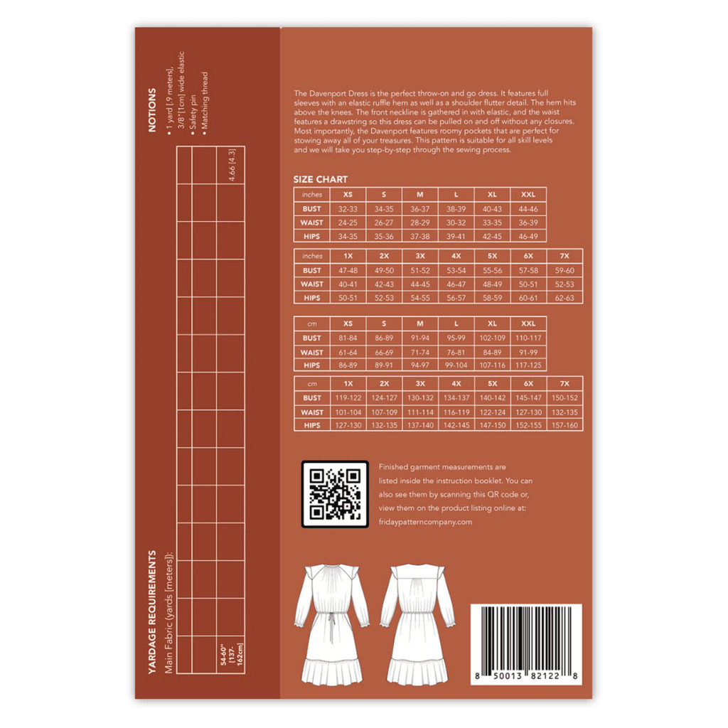 Friday Pattern Co. - The Davenport Dress