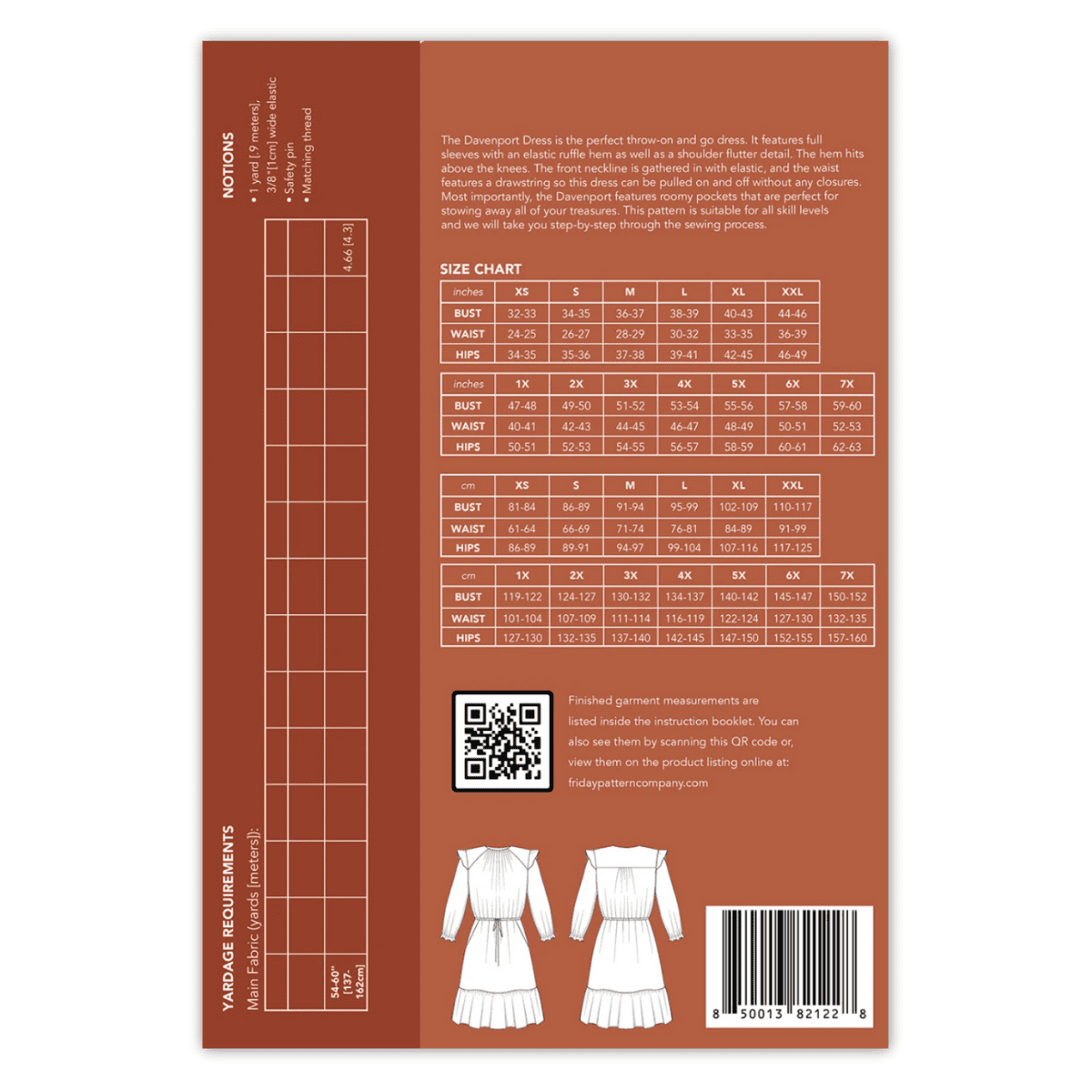 Friday Pattern Co. - The Davenport Dress
