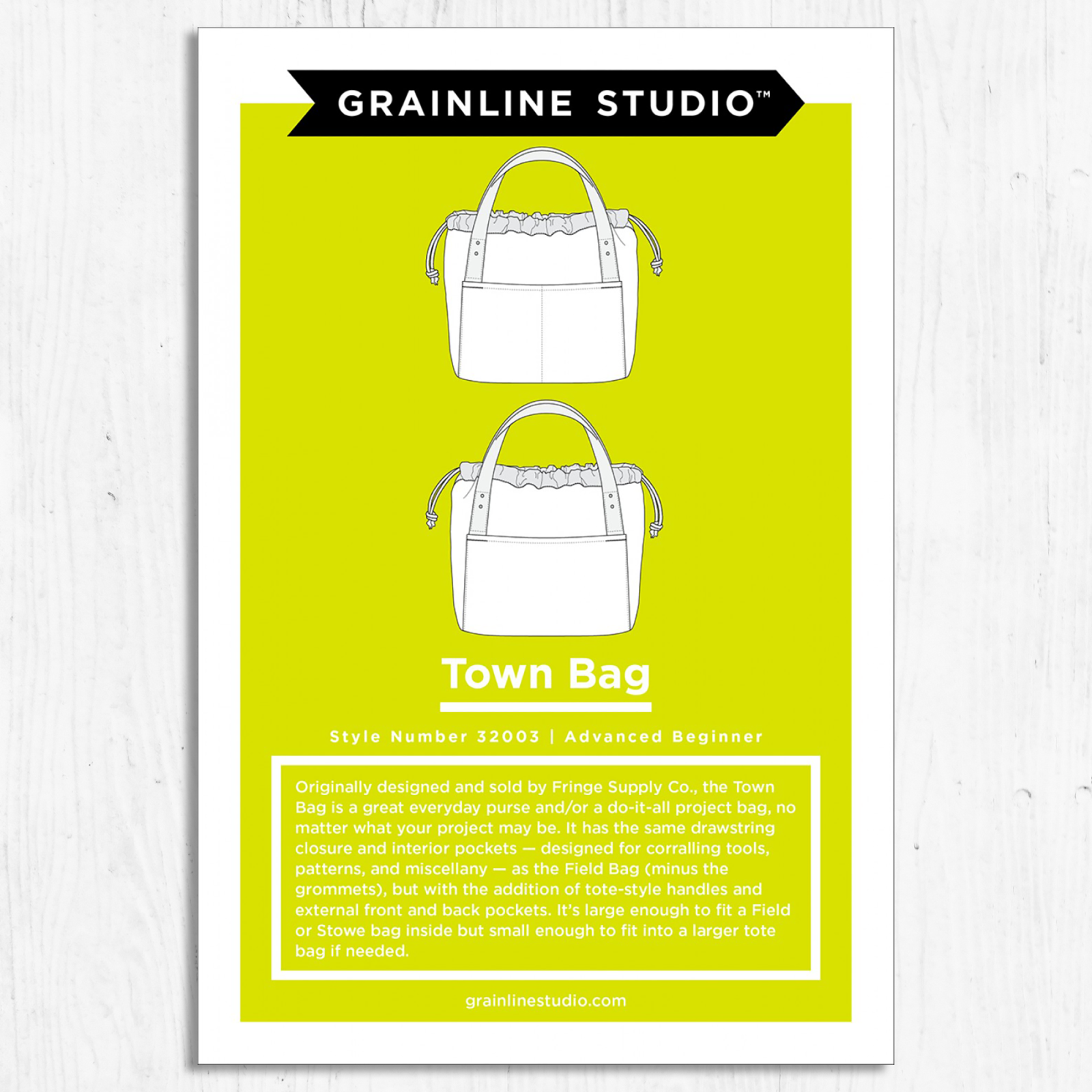 Grainline - Town Bag Pattern