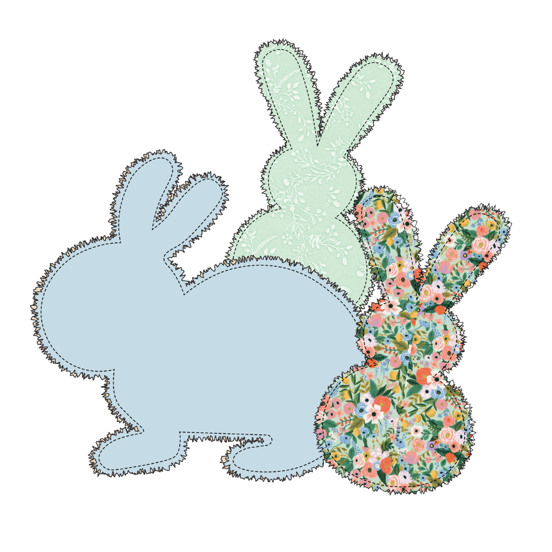 Project Kit: Bunny Trail Lane Bunny Pillows