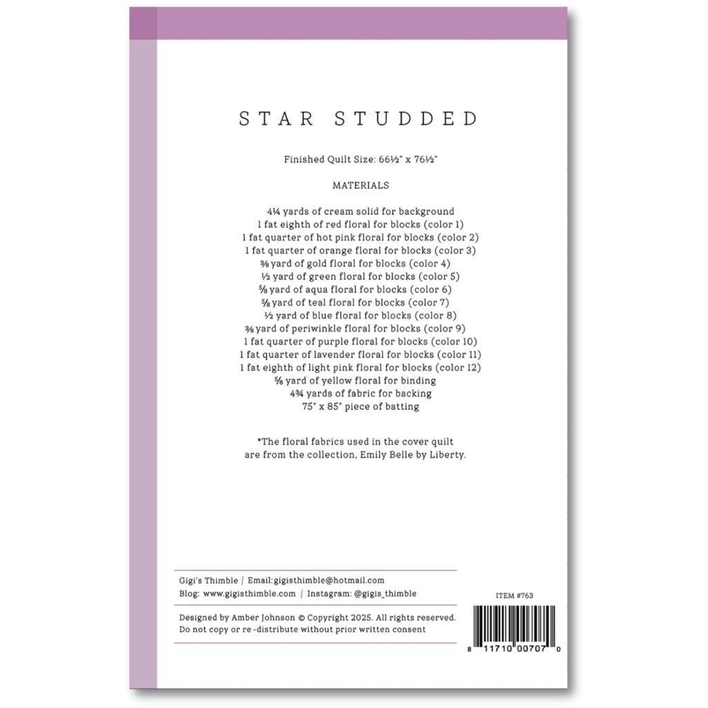 Star Studded Quilt Pattern