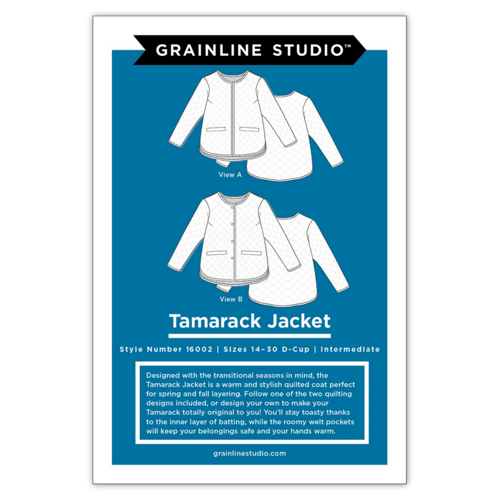 Grainline Studios - Tamarack Jacket Sizes- 14-30