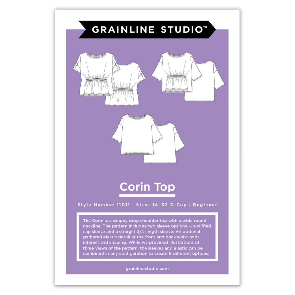 Corin Top Pattern Sizes 14-32