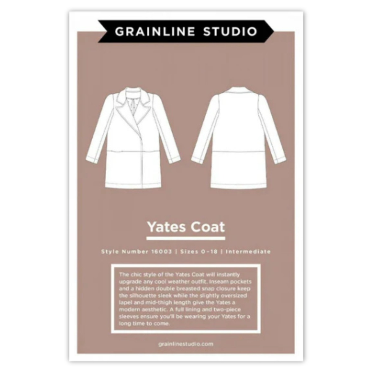 Grainline Studios - Yates Coat