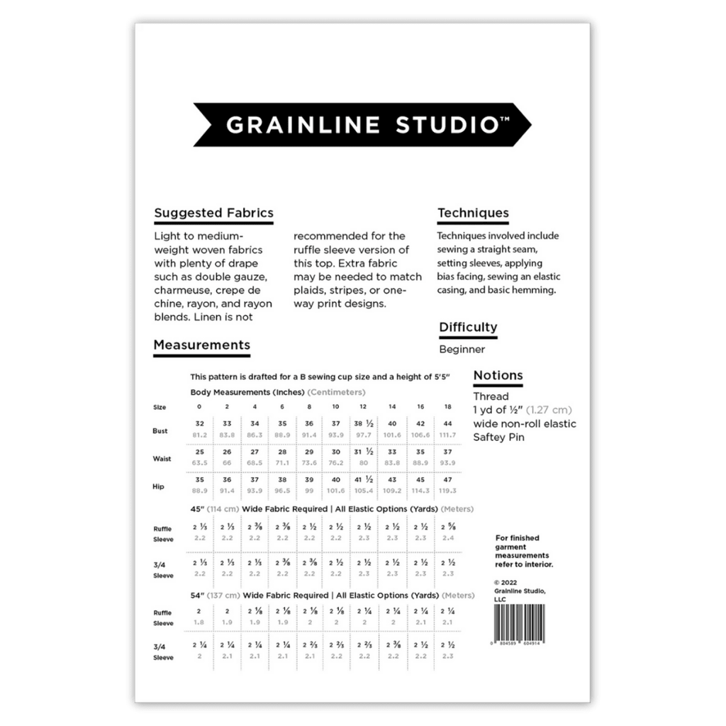Corin Top Pattern Sizes 0-18