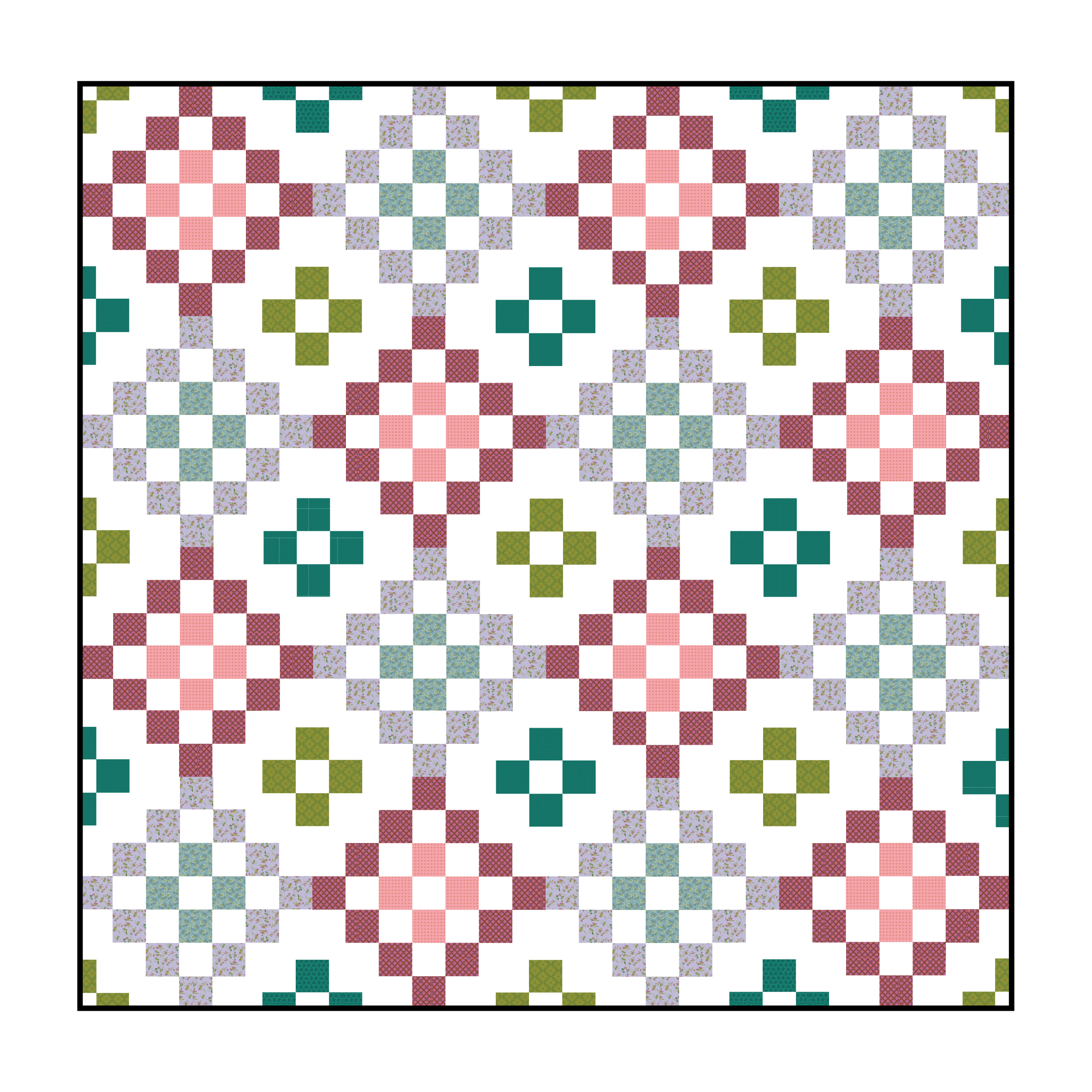 Quilt Kit: Granny Squared Quilt