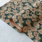 Sallie Tomato Cork Fabric - Darling Dahlias - 1/2 yd