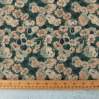 Sallie Tomato Cork Fabric - Darling Dahlias - 1/2 yd