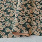 Sallie Tomato Cork Fabric - Darling Dahlias - 1/2 yd