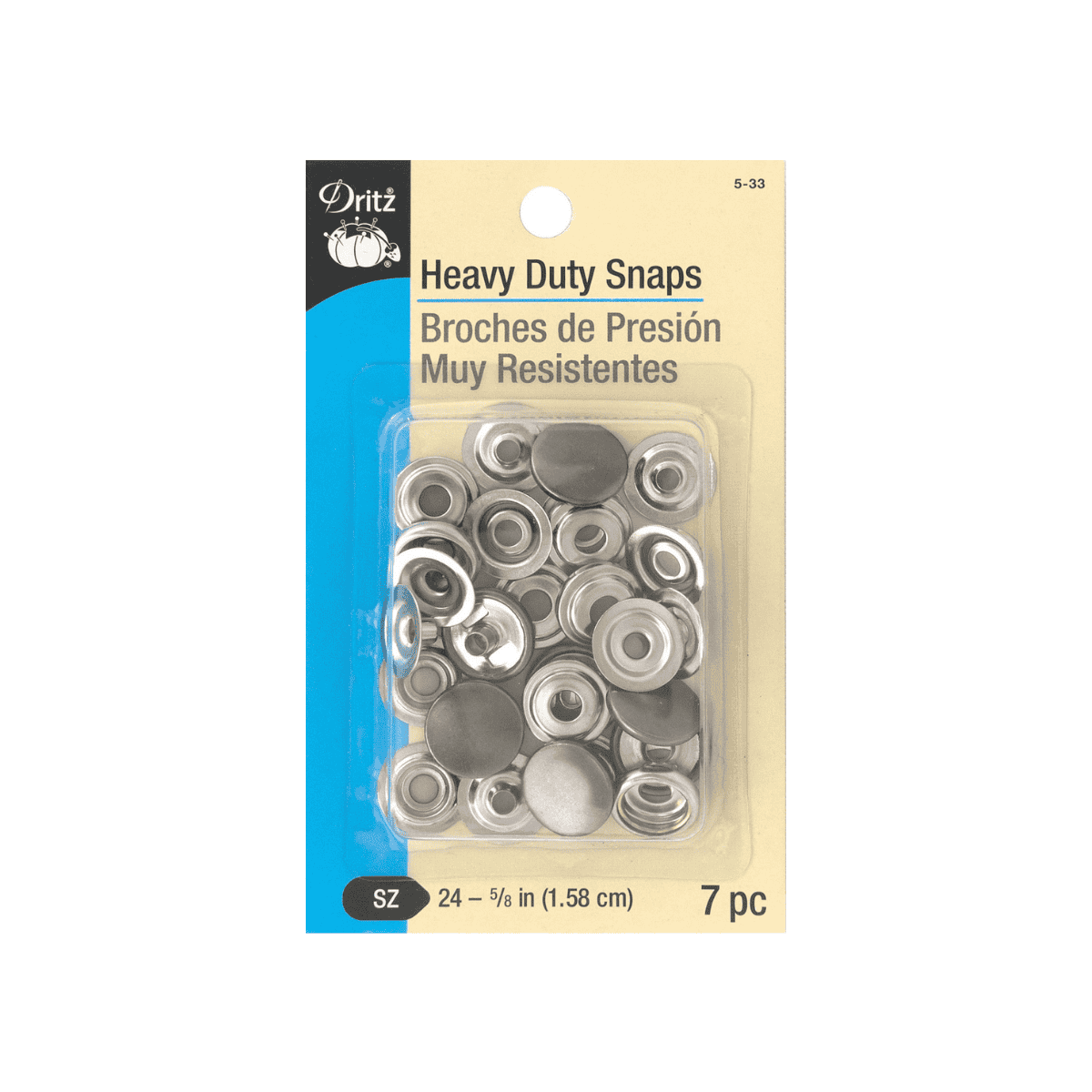 Heavy Duty Snaps - Gunmetal