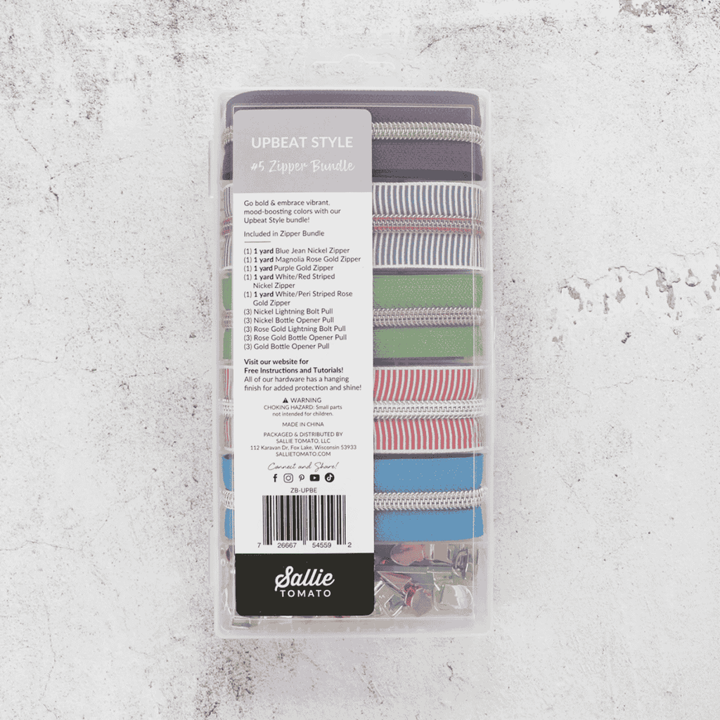 Sallie Tomato Zipper Bundle - Upbeat Color Collection