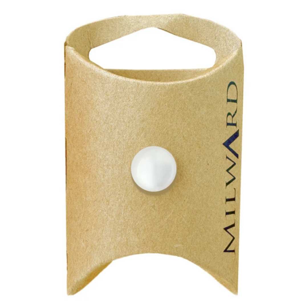 11mm White Nylon Shank Buttons - 6 Pack