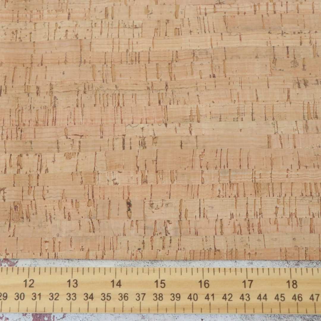 Sallie Tomato Cork Fabric - Rustic Natural - By the Yard