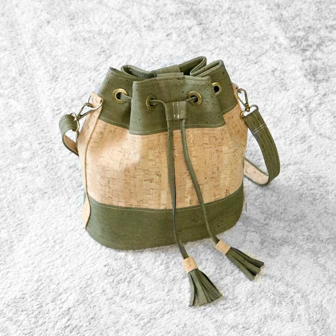 Sallie Tomato Cork Fabric - Rustic Natural - By the Yard