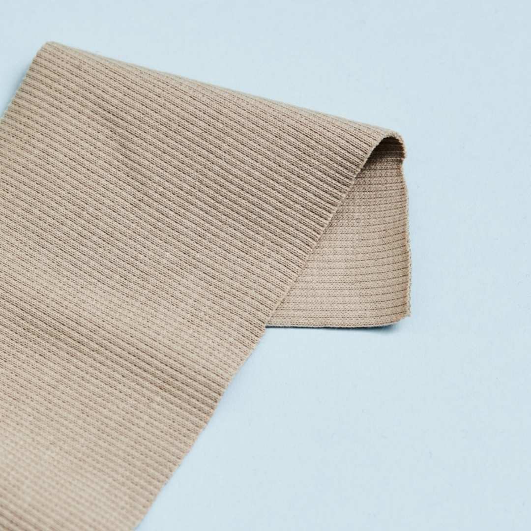 Organic 2 x 1 Rib Knit - Dune
