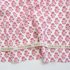 Fableism Indian Block Print - Stamp Floral - Pink