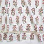 Fableism Indian Block Print - Wild Floral - Blushing