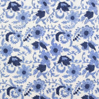 Fableism Indian Block Print - Country Floral - Blue