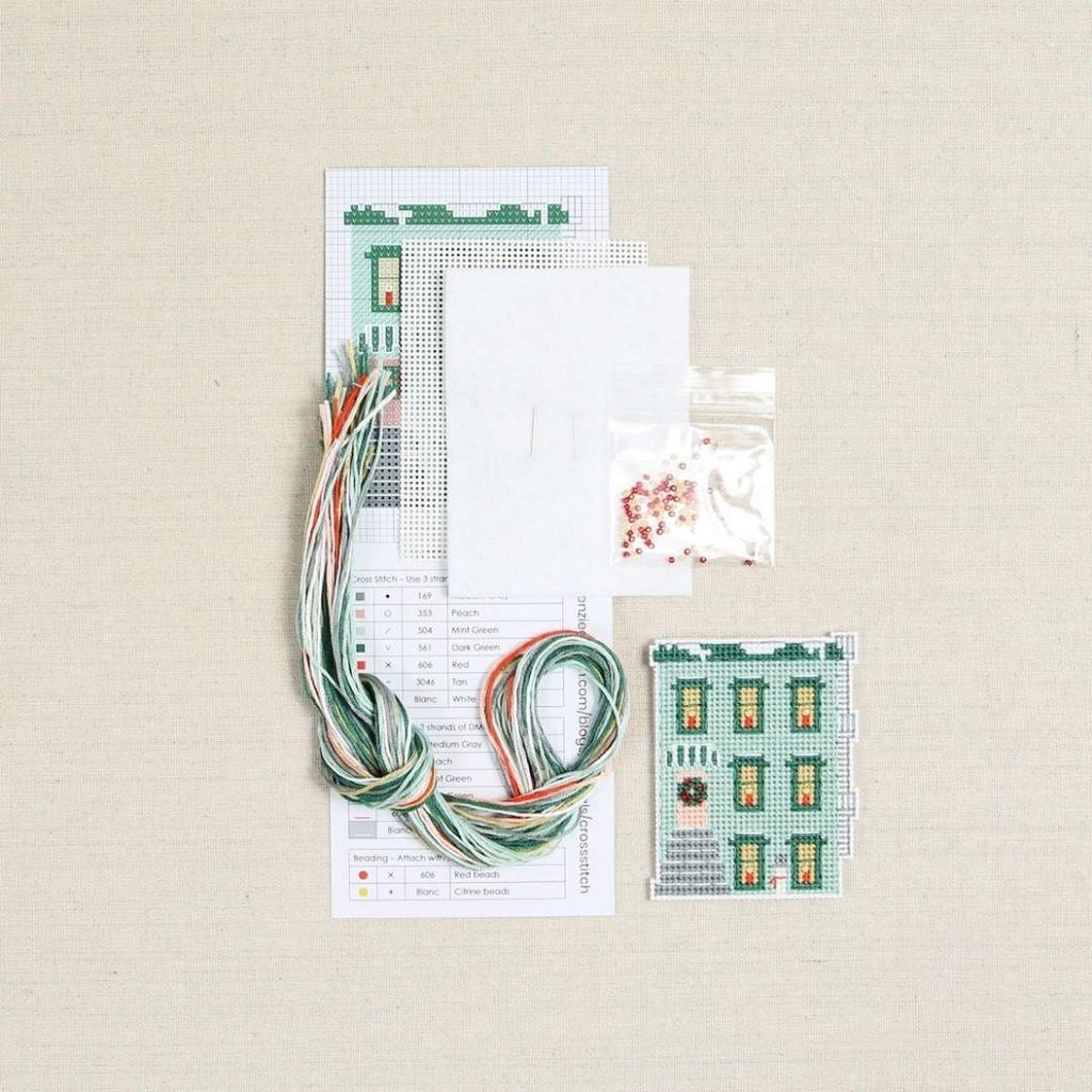 Holiday Homes Cross Stitch Kit - Townhouse