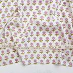 Fableism Indian Block Print - Flowerling - Pink