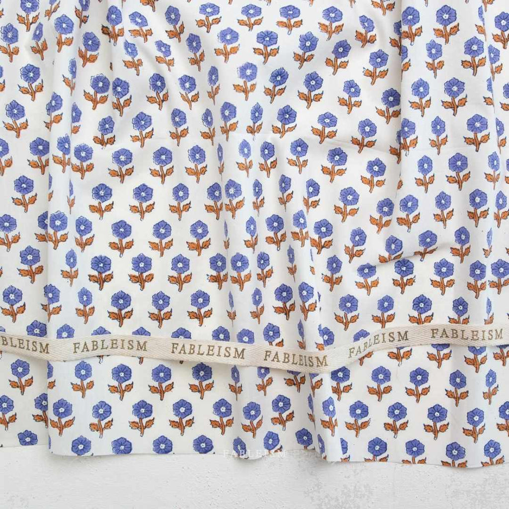 Fableism Indian Block Print - Flowerling - Violet