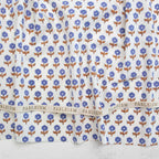 Fableism Indian Block Print - Flowerling - Violet