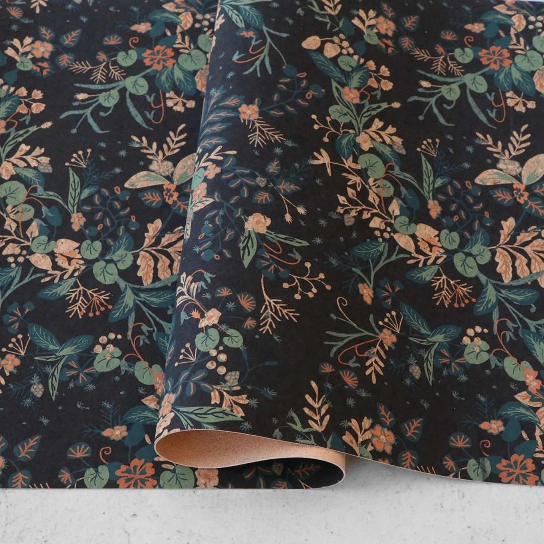 Sallie Tomato Cork Fabric - Herb Garden - 1/2 yd