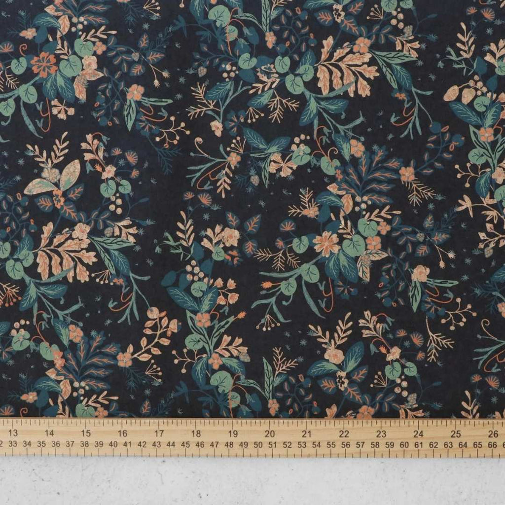 Sallie Tomato Cork Fabric - Herb Garden - 1/2 yd