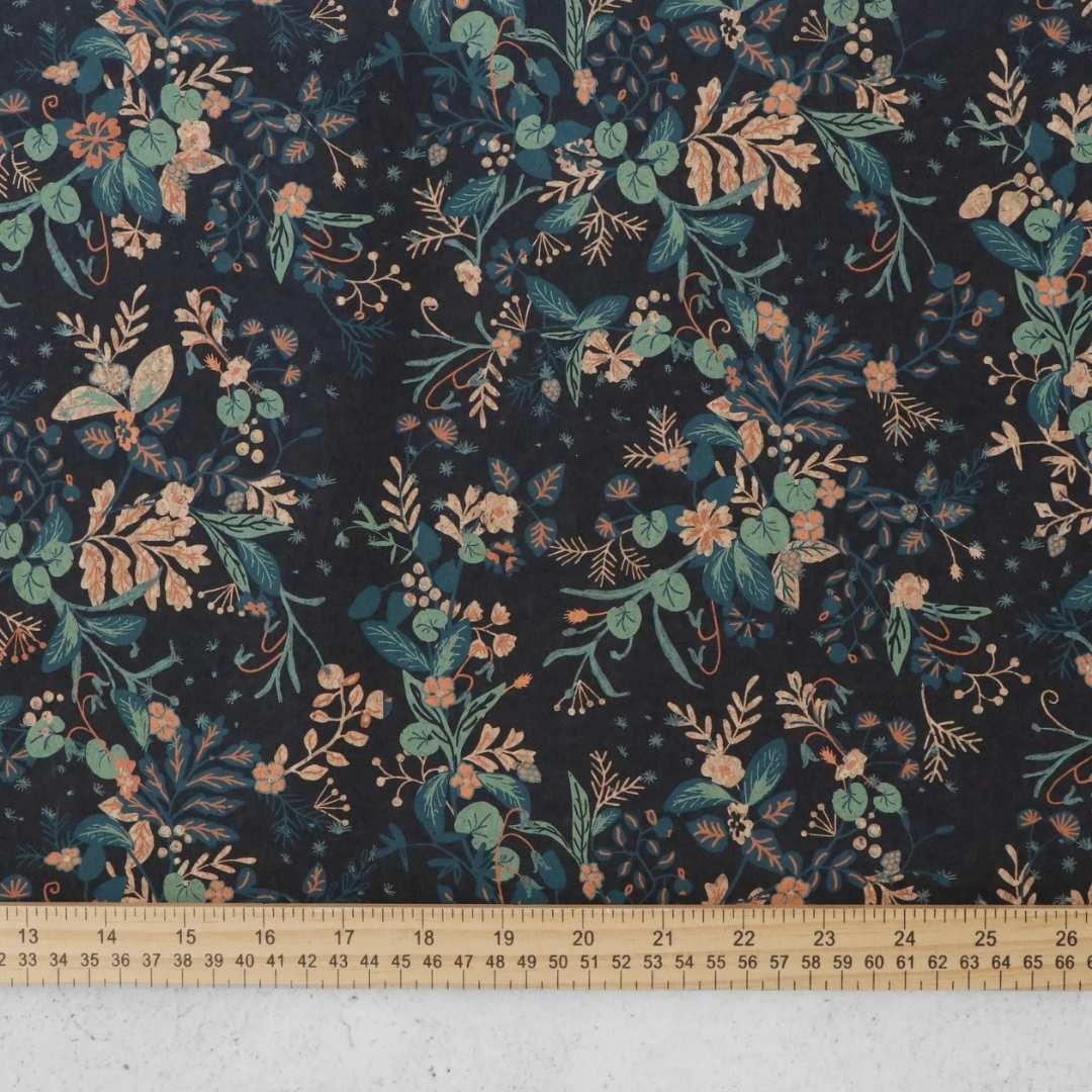 Sallie Tomato Cork Fabric - Herb Garden - 1/2 yd