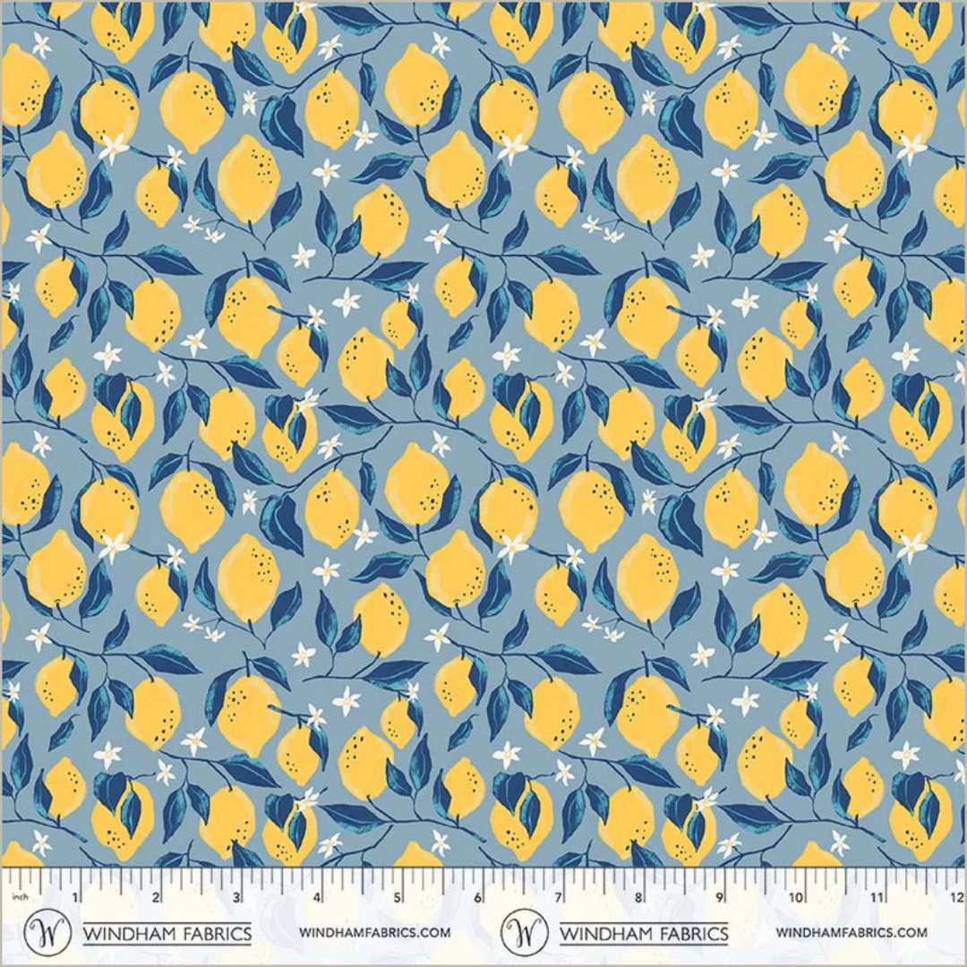 Villa Sol - Lemons - Sea Blue