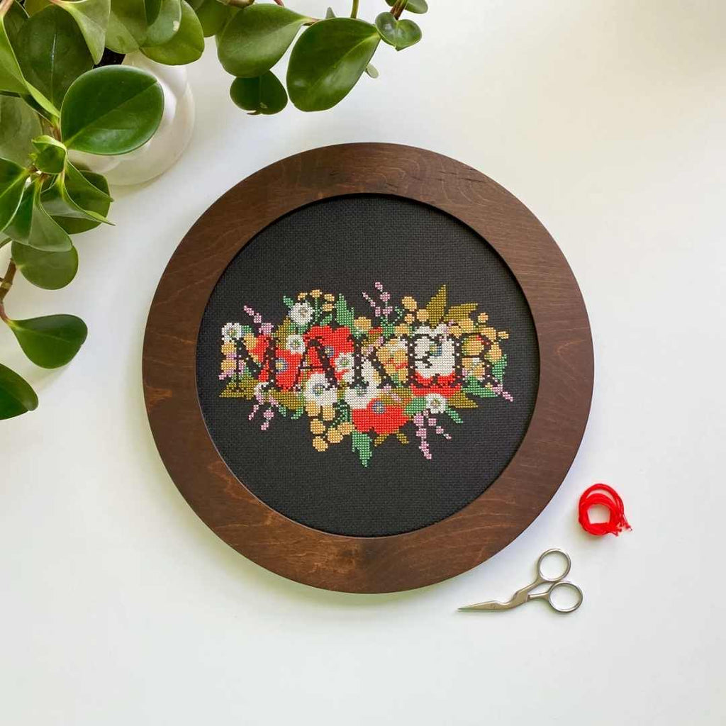 Hoop Frame for 6" Embroidery Hoop - Circle