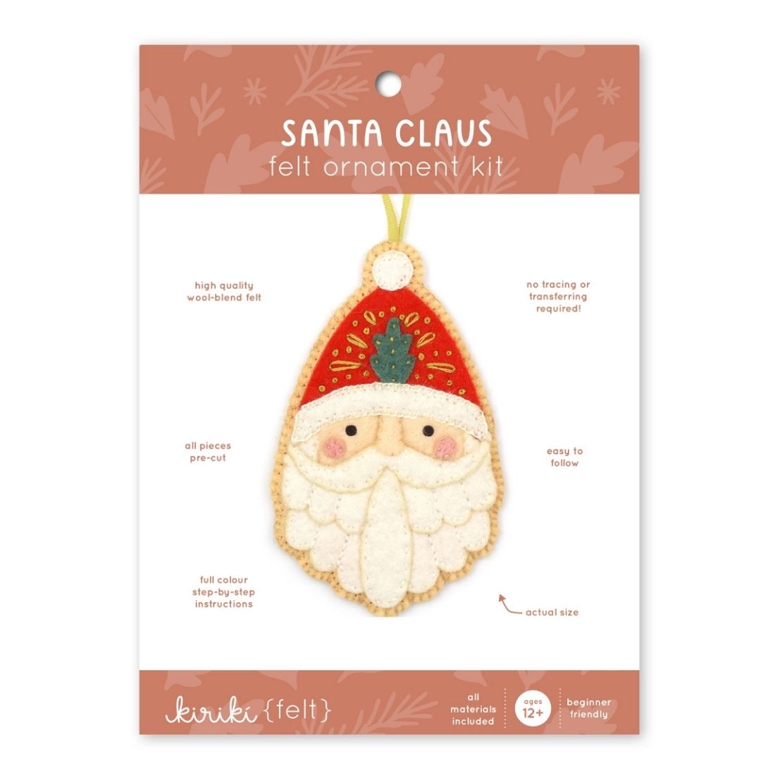 Felt Ornament Kit - Santa