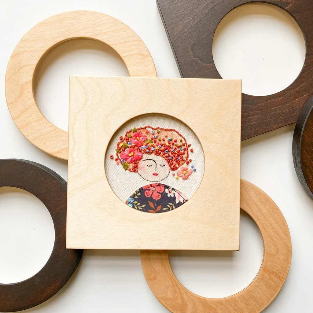 Hoop Frame for 6" Embroidery Hoop - Square