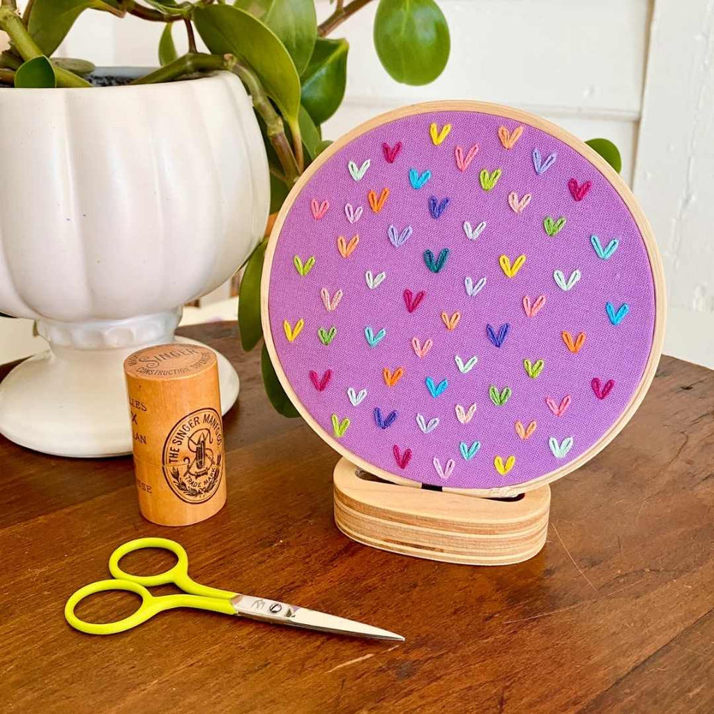 Embroidery Hoop Prop - Natural