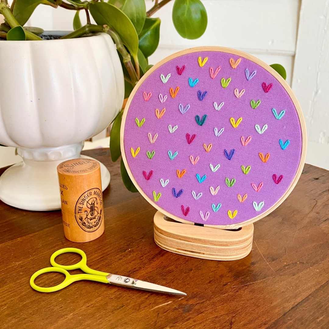 Embroidery Hoop Prop - Natural