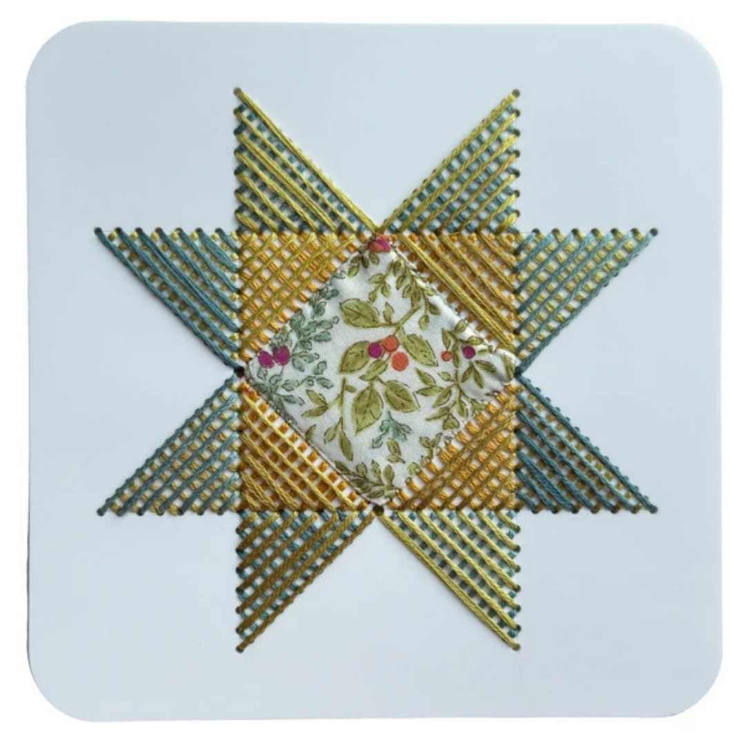Quilt Star Embroidery Kit