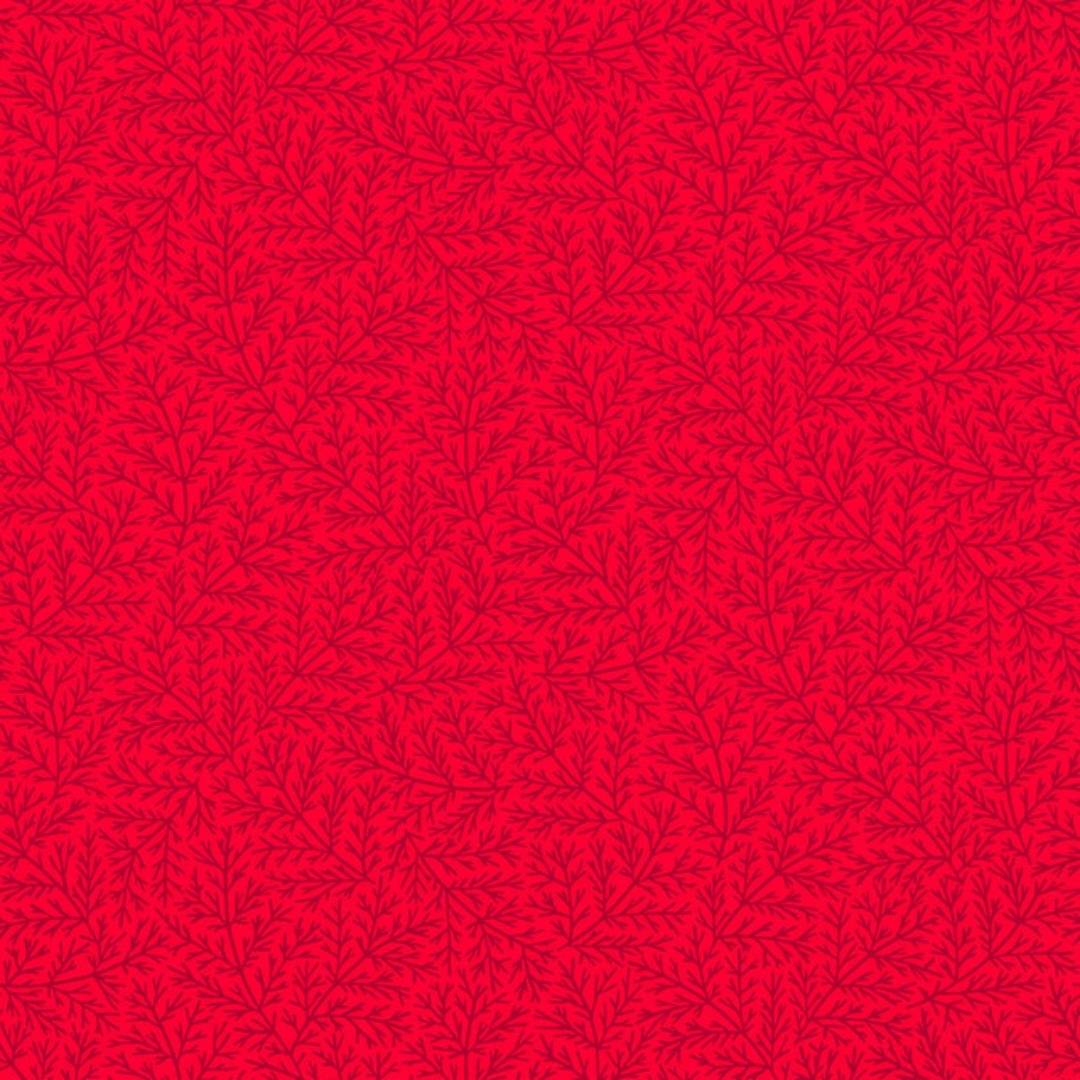 Holiday Stitches - Branches - Red
