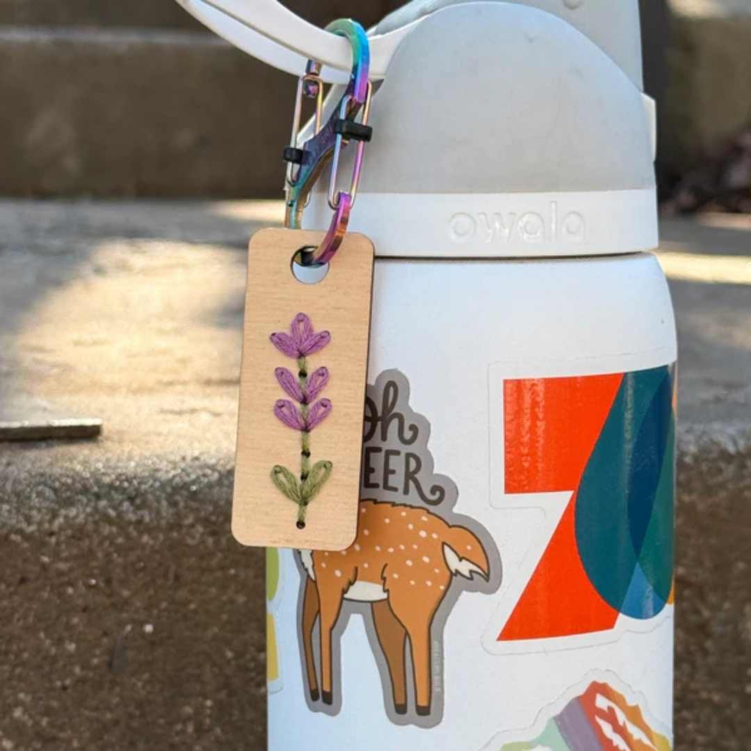Lavendar Tag Mini Embroidery Kit