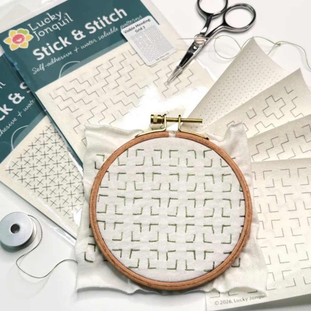 Stick + Stitch Visible Mending Sheets