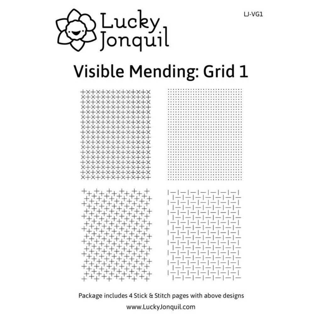Stick + Stitch Visible Mending Sheets