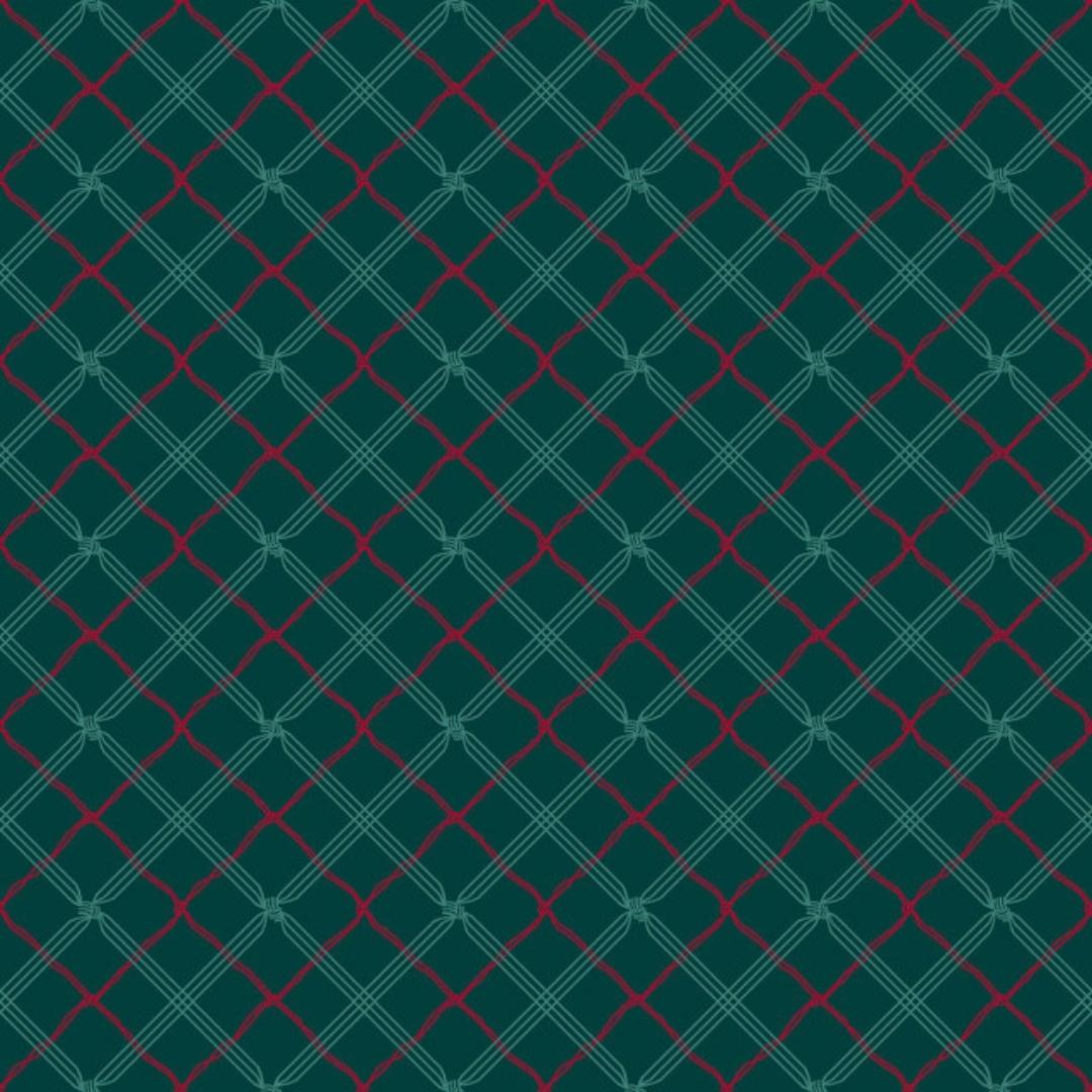 Holiday Stitches - Plaid - Deep Green
