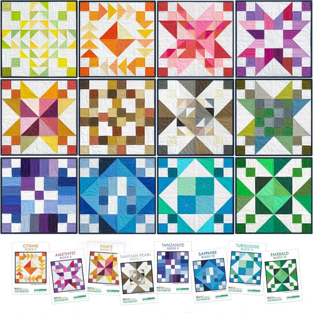 Kona 2026 Block of the Month Kit - Patchwork Party