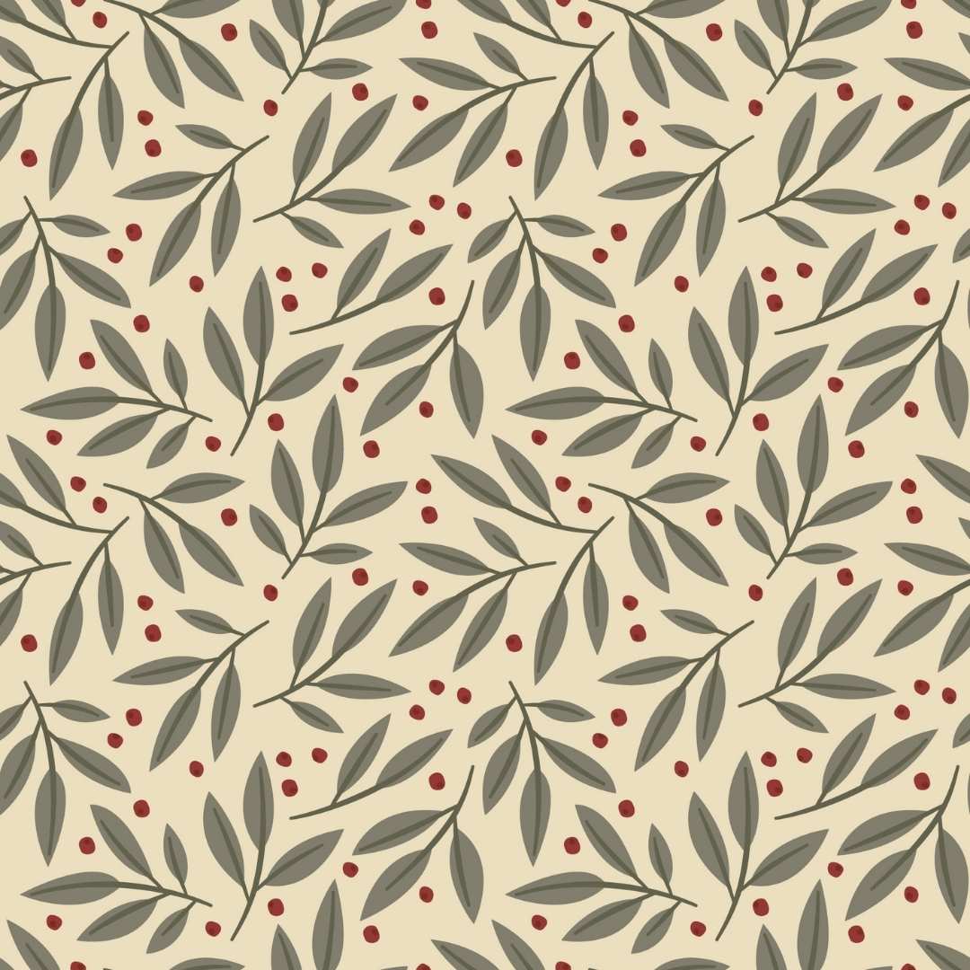 Falling Into Autumn - Fall Foliage - Cream