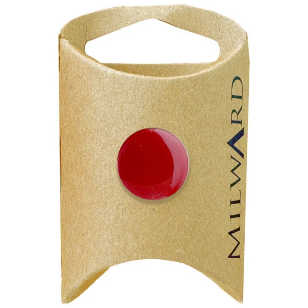 16mm Red Poly Shank Buttons - 6 Pack