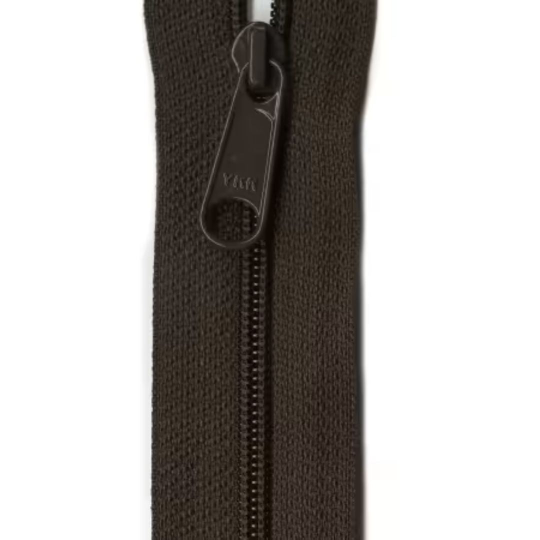 YKK Ziplon Designer Accents - 9 in - Sable