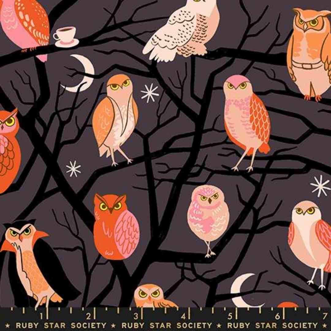 Freaky Familiars - Spooky Owls - Eggplant