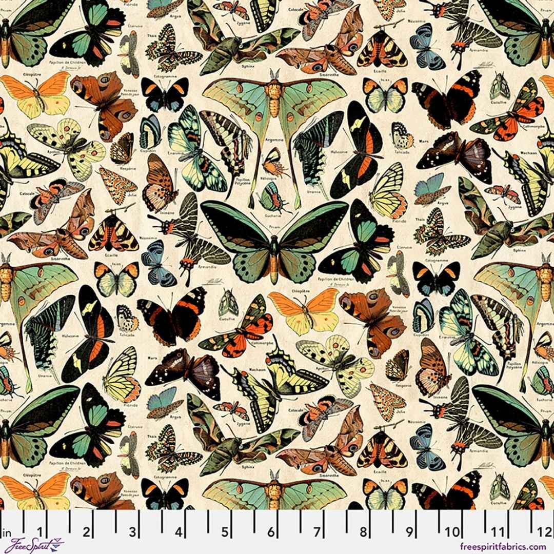 Palette Canvas Cloth - Teal Butterflies