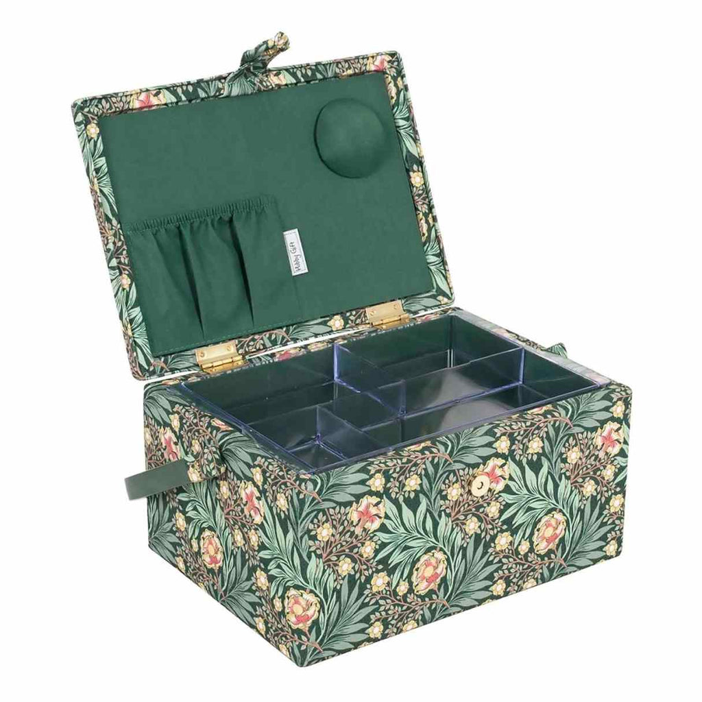 Medium Sewing Box - William Morris Fabric