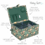 Medium Sewing Box - William Morris Fabric